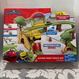 Chuggington Safari Park Track Set Motorized Series Touch And Go Mtambo Train